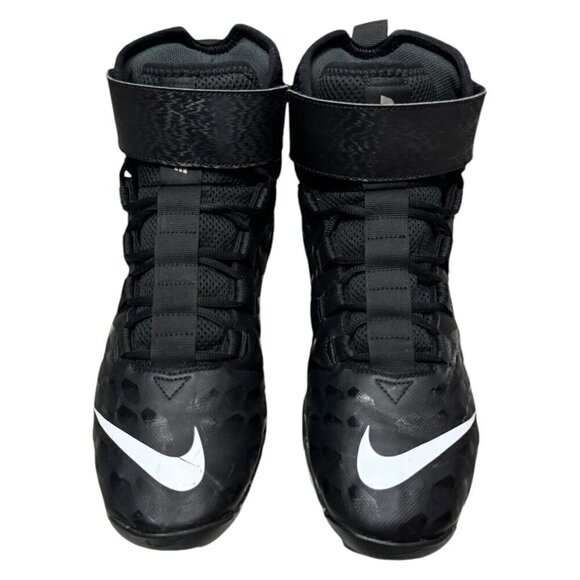 Nike Men's Force Savage Shark 2 Football Cleats Mid Top Black 12 US - Picture 3 of 10